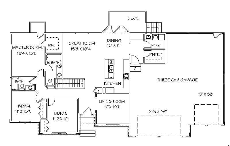 3600 sf Ranch Home with walk out basement $309,900 (near Horizon